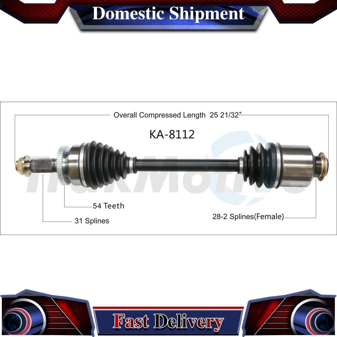 John37【CV-60x3/VF-2,14,102,142,154】 John37【CV-60x3/VF-2,14,102,142,154】 Front Left CV Axle