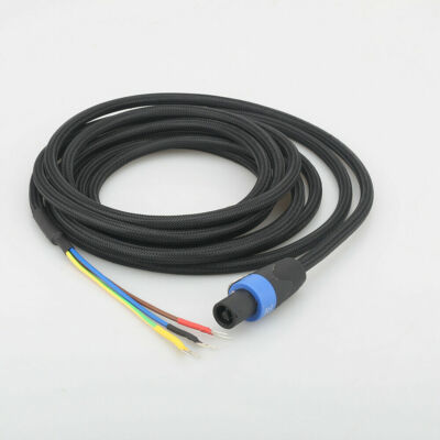 Subwoofer Cable 3 Wire Sub Speaker Cable Speakon to Spade end for REL/MJ Acousti