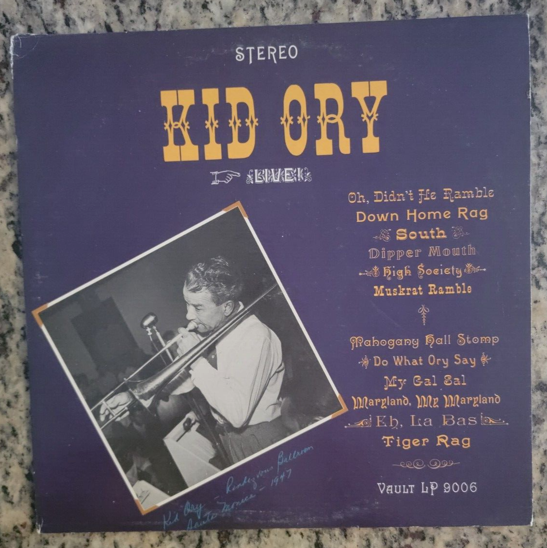 Kid Ory – Live ~ Jazz LP Vault – SLP-9006 VG+ VG+ | eBay