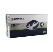  200-Pieces Halyard Sterling Nitrile Powder-Free Examination Glove Medium 50707
