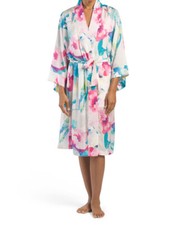 NATORI Satin Essentials Wrap Robe size L 
