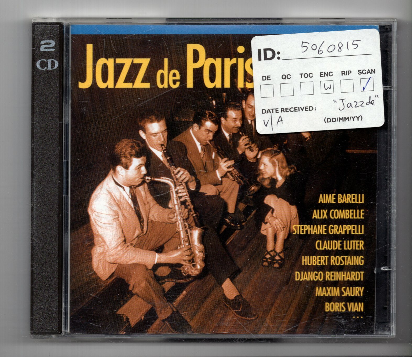 (KC405) Jazz De Paris, 42 tracks various artists - 1996 double CD