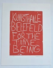 Signed Josh Smith Limited Edition AP Print Serigraphy Lithography 2013