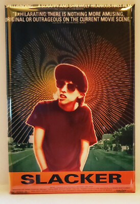 Slacker MAGNET 2'' x 3'' Refrigerator Locker Movie Poster 90s Vintage Retro Comedy