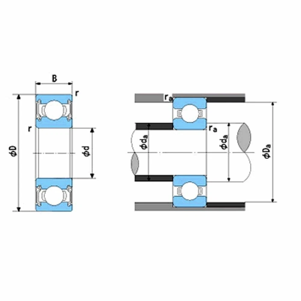 6308 2024 bearing dimensions