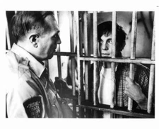John Seitz Looking At Gary Mccleery Behind Bars 1985 Movie OLD PHOTO