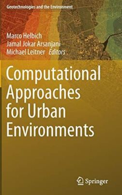 Computational Approaches for Urban Environments (Geotechnologies