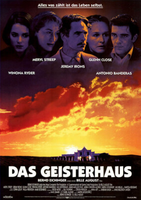 Das Geisterhaus ORIGINAL A1 Kinoplakat gerollt Meryl Streep / Winona Ryder