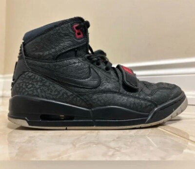 シューズ(男性用) NIKE Jordan Legacy 312 Elephant 27cm Nike Jordan Legacy 312 Black Red Elephant Print - High Cut Black