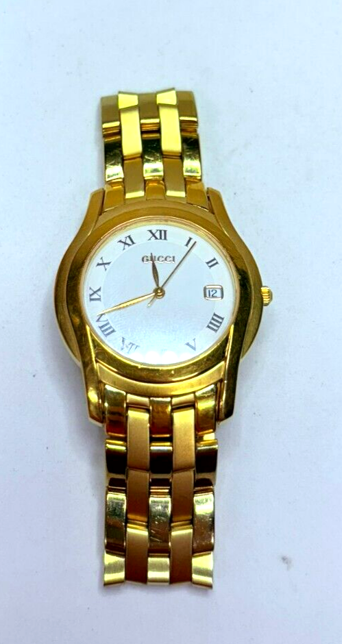 Vintage Gucci 5400 Model Stainless Steel Swiss Made Watch | eBay