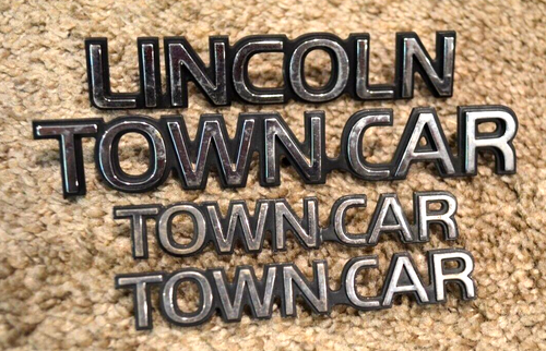 2008 2009 2010 2011 TOWNCAR REAR "LINCOLN TOWNCAR" LETTERS EMBLEM - Foto 12