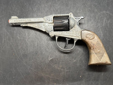 Vintage Edison Giocattoli , Toy Cap gun, brown plastic grip