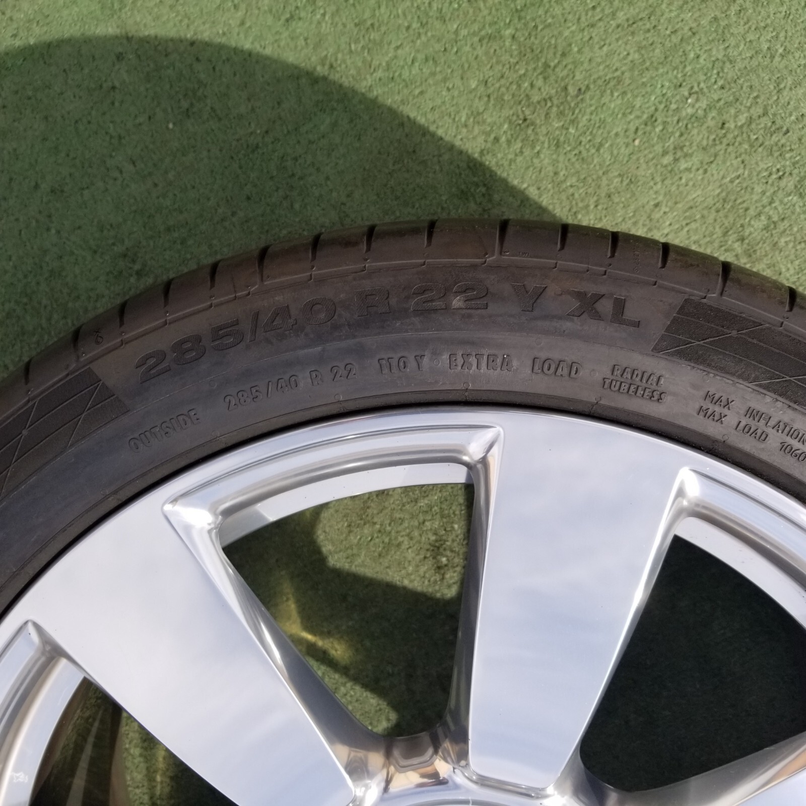SET Factory Rolls Royce Cullinan Wheels Tires Caps OEM 22 inch Polished Phantom