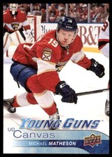 2016-17 UPPER DECK UD CANVAS MICHAEL MATHESON FLORIDA PANTHERS #C102