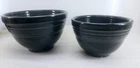 2 pc PREP baking NESTING mixing BOWL SET slate grey FIESTA