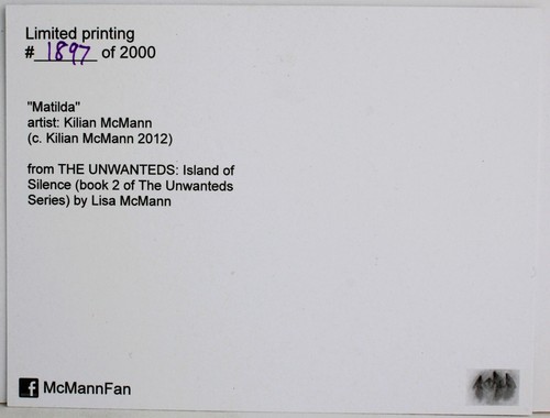 LISA MCMANN ISLAND OF SILENCE 2 THE UNWANTEDS SIGNED W/ LTD CARD MATILDA KILIAN - Picture 5 of 10
