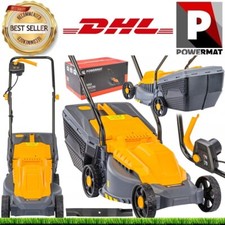 ELEKTROM&Auml;HER RASENM&Auml;HER M&Auml;HBREITE GARTEN MOTOR 2200W 32CM LEICHT M&Auml;HER