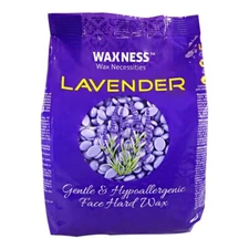 Waxness Gentle and Hypoallergenic Luxury Face Hard Wax Beads Lavender Oil 0.8 lb