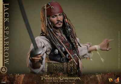 1/6 Pirates of the Caribbean Captain Jack Sparrow Deluxe Fig Hot