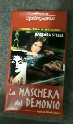 VHS la maschera del demonio collana rosso sangue regia di Mario bava