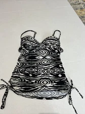 Spanx Love Your Assets By Sara Blakely Size Small Tankini Push Up Swim Top