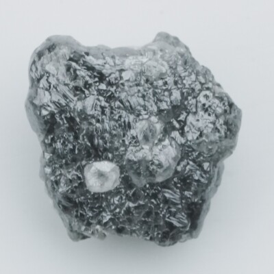 0.59 Natural Earth-Mined Raw Diamond - Rough Uncut Gray Gemstone
