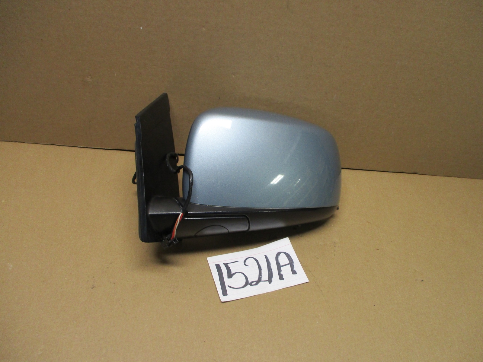 08 09 10 Dodge Caravan DRIVER side Used Power Mirror Light Blue #1521-A