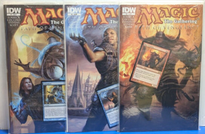 MAGIC THE GATHERING PATH OF VENGEANCE 1 2 3 SEALED with CARDS NM IDW 2012