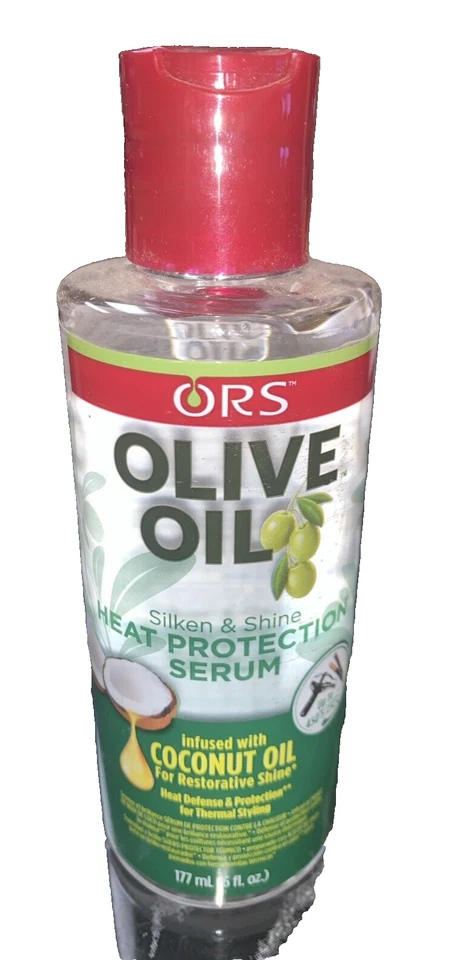 Olive Oil Heat Protection Hair Serum infused with Coconut Oil for Restorative... - Image 2 of 3