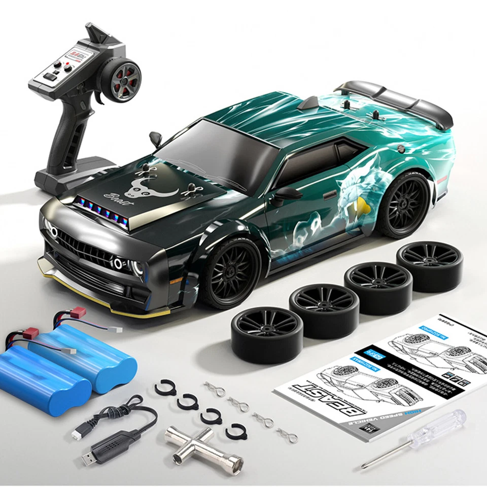 RC Auto 70+ KM/H High Speed Ferngesteuertes Fahrzeuge 1:16 Brushed 4WD Car6d - Bild 2 von 4