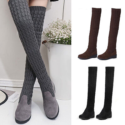 over the knee sock boots