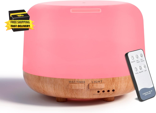 Aromatherapy Essential Oil Home Diffuser with Remote Control, 300ML Large Room C