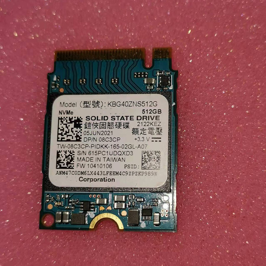 For 512GB NVMe PCIe M.2 2230 SSD 30mm Half Size KBG40ZNS512G | eBay