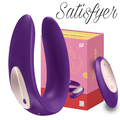 Satisfyer Double Plus Remote - U-Shaped Vibrator Couples Sex Toy with Control