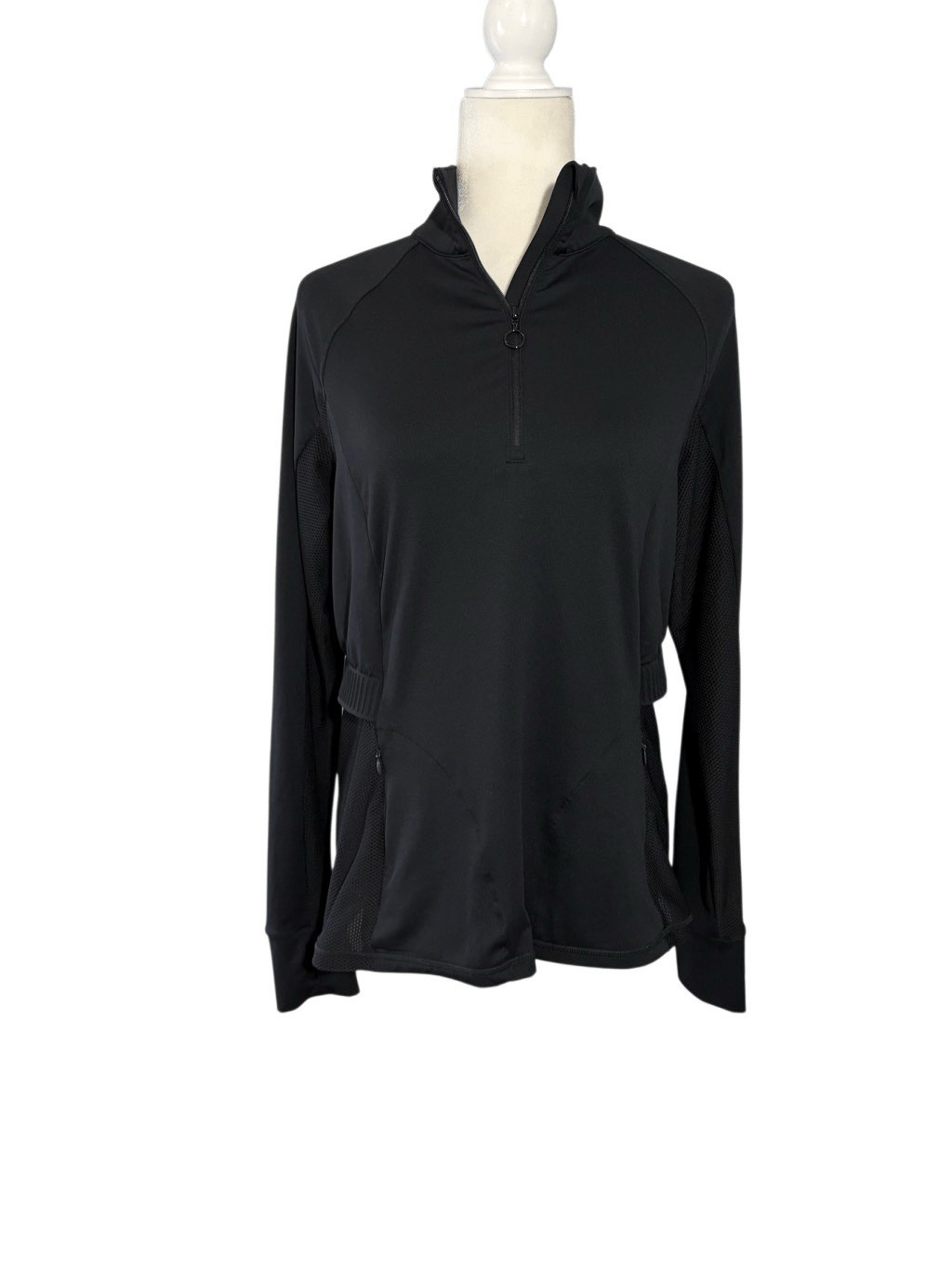 Fabletics Rosalia Performance black long sleeve t… - image 3