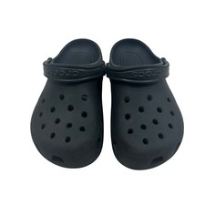 Crocs Classic Clog Black Kids Unisex Slip On Water Friendly Shoes Size J4 M4 W6