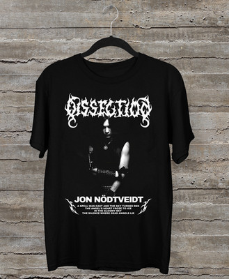 Jon Nödtveidt Dissection Band Black All Size T-Shirt BT165