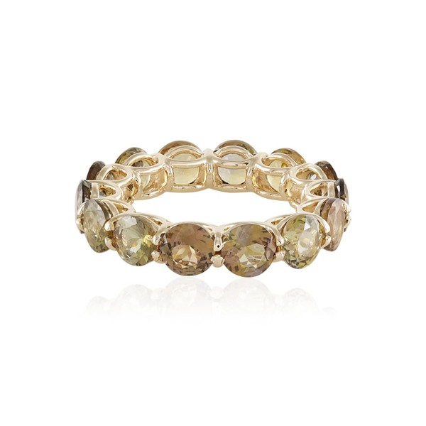 Tansania Gelb Tansanit 9K Gold Ring, 7,35Ct- Echtschmuck-image