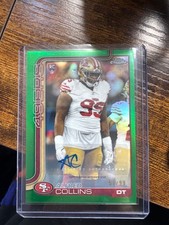 2025 Topps Chrome Alfred Collins Rookie Auto Green Refractor 51/99 RRA-ACO A115