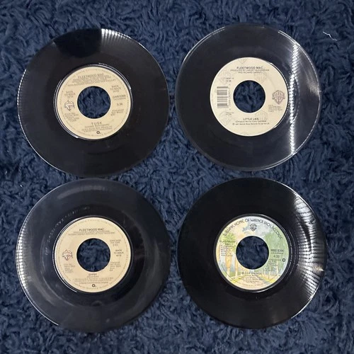 Lot Of (4) Fleetwood Mac 45 Records - Tusk/ Gypsy/ Silver Springs/ Go Your Own
