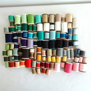 Lot of 100+ Spools of General Sewing Thread Assorted Colors