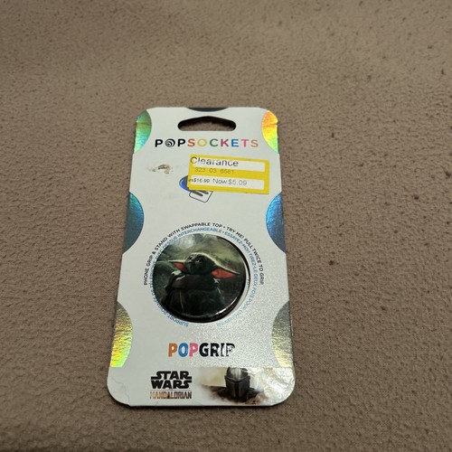 PopSockets - PopGrip Star Wars The Child Forest Baby Yoda Pop-Up Phone Grip New - Photo 2 sur 2