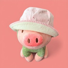 New VTG 2002 Gymboree Spring is in the Air Girls Pink Reversible Hat - 3T-4T