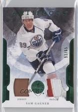 2011-12 Upper Deck Artifacts Emerald Jersey/Patch 53/65 Sam Gagner #89 Patch 2l5