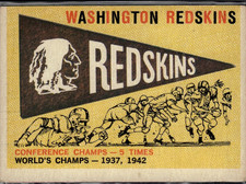 Click to enlarge Redskins Pennant