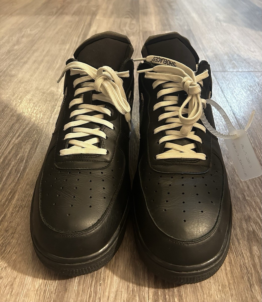 Nike X Off White Air Force 1 '07 Moma Black SZ 15 676556502994| eBay