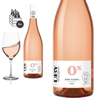 6Er Karton 0 % Uby Rosé Zero Von Domaine D'uby - Rosé