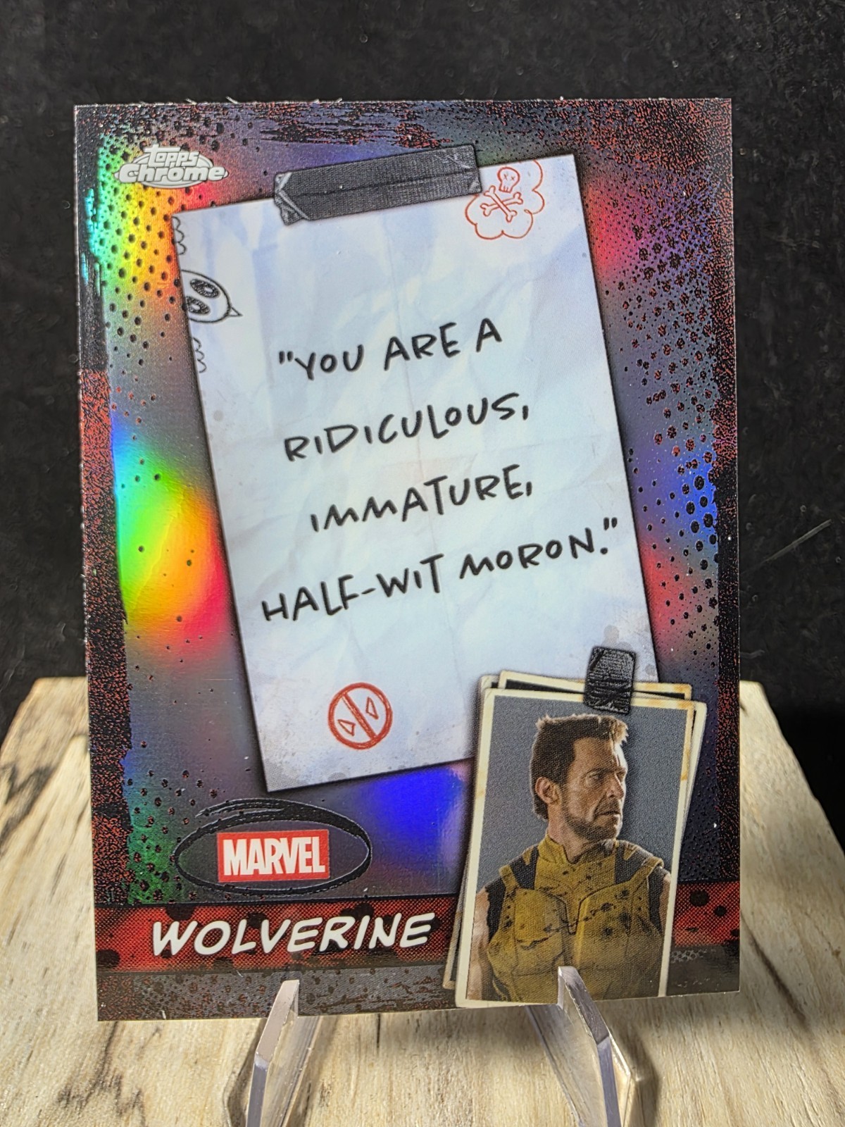 2025 Marvel Topps Chrome Deadpool Wolverine Refractor #WM-02 🔥🔥