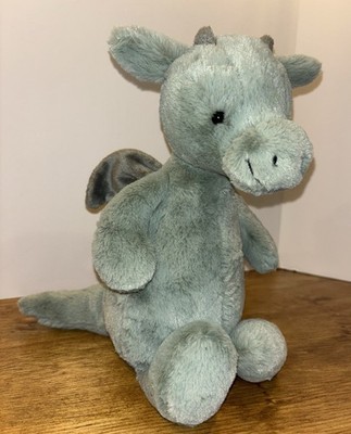 Jellycat BASHFUL DRAGON Green Plush Medium 12