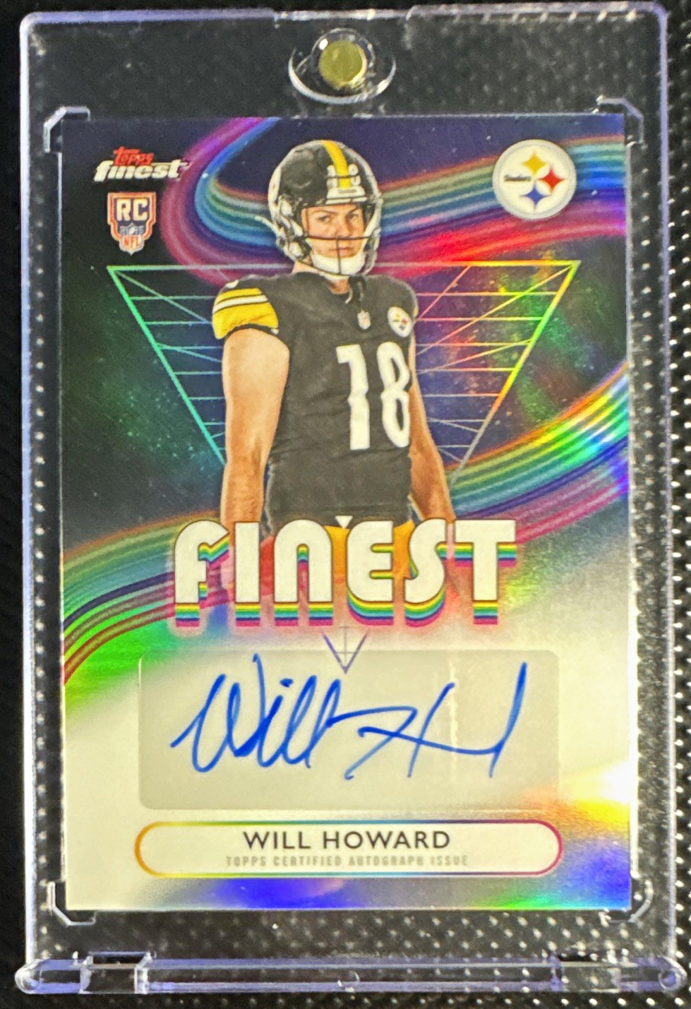Will Howard Topps Finest Rookie Finest Autographs #RFAWH Base